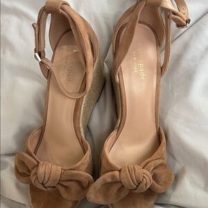 Kate Spade Women's Tan Wedge Sandals